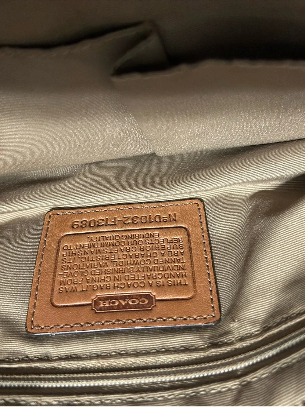 Coach Classic Tan Leather Tote Bag - Women's Handbag